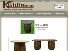 Tablet Screenshot of kestell-furniture.com